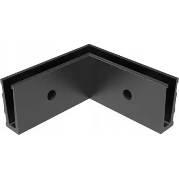 Stavební profil VNITŘNÍ ROH PRO HLINÍKOVÝ PROFIL, ČERNÝ