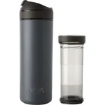 Termohrnek s infuzérem RECHARGE ANYTIME 460 ml, tmavě šedá, Viva Scandinavia - doprava zdarma od 2999 Kč