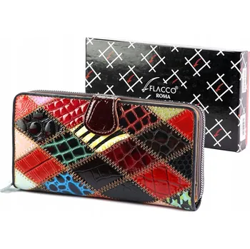 Peněženka Velká kožená peněženka FLACCO multicolor