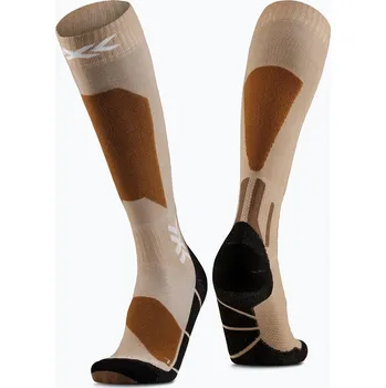 Pánské termo ponožky Lyžařské ponožky X-Socks Ski Discover Otc sand/dark sand