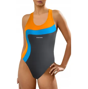 Dámské plavky Dámské plavky vzor BW 728 Grafitová S