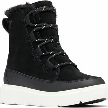 Dětská treková obuv Dětské zimní boty Sorel Youth Sorel Explorer™ Iii Lace Wp Velikost bot (EU): 35 / Barva: černá/bílá