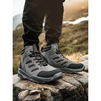 Pánské tenisky Sinsay - Kotníkové boty - šedá - 074EP-90X - 074EP-90X-44