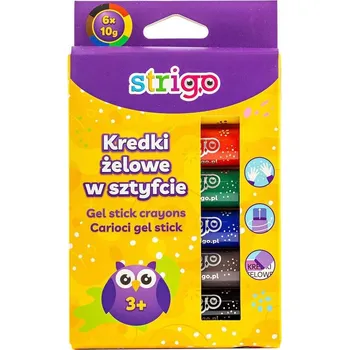 Výtvárné potřeby Gelové PASTELKY STRIGO 6 KS 10 g