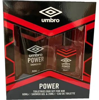 Kosmetická sada Kazeta: Umbro Power EDT Men 20ml SG 60ml Ks