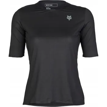 cyklistický dres CYKLISTICKÝ DRES FOX LADY FLEXAIR ASCENT ČERNÝ (S)