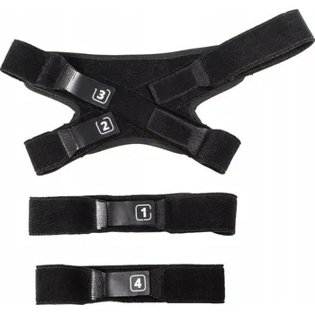 Motocyklový chránič SADA POPRUHŮ PRO CHRÁNIČE KOLEN C-FRAME CARBON