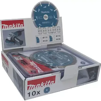 Řezný kotouč D-61123-10 Diamantový segmentový kotouč 115mm Makita