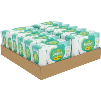 Dětský vlhčený ubrousek Pampers Harmonie New Baby Dětské vlhčené ubrousky 14x46 ks - VÝHODNÉ BALENÍ