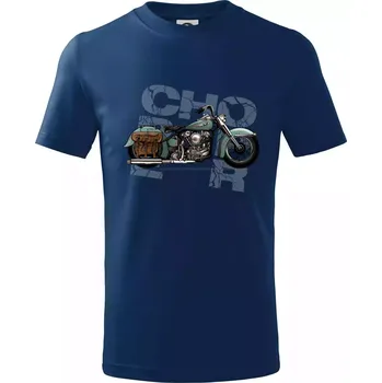 Chlapecké tričko Chopper 003 - Tričko dětské bavlněné - 98 cm / 2 roky ( Půlnoční modrá )