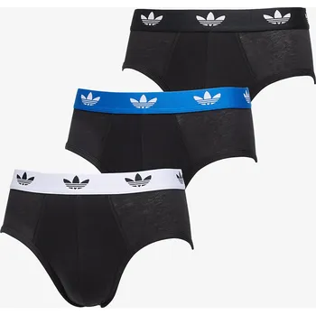 Boxerky Boxerky adidas Brief 3-Pack Black L