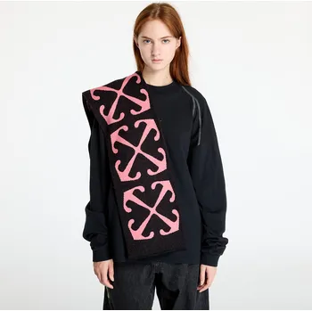 Šála Šála Off-White Kids Arrow Diag Scarf Black/ Pink Universal