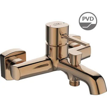 Vodovodní baterie Laveo Vanová baterie Pola - BAP_810D, růžové zlato lesk