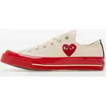 Tenisky Converse x Comme des Garçons PLAY Chuck Taylor 70 Low Top Red Sole White EUR 41.5