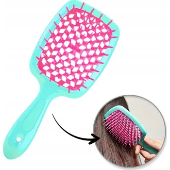 kartáč na vlasy ERGONOMICKÝ KARTÁČ NA VLASY PRO ROZČESÁVÁNÍ, MASÁŽ A FOUKÁNÍ