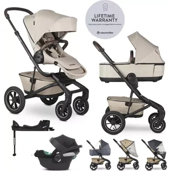 Kočárek EASYWALKER Kočárek kombinovaný Jimmey Explore AIR + CYBEX Aton B2 i-Size + základna Pearl Taupe