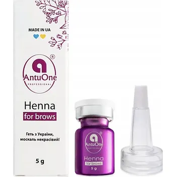 Barva na vlasy Pudrová henna na obočí AntuOne světle hnědá (blond) 5g
