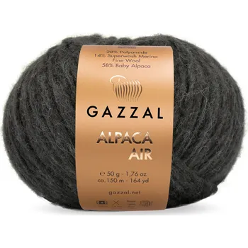 Příze Příze Alpaca Air 80 černá