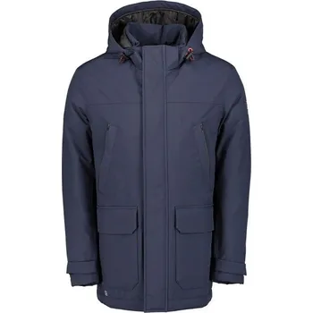 Pánská zimní bunda 74394 S4 tmavě modrá s kapucí 5XL - 8XL S4 ODE-S4-74394-0800 - 7XL