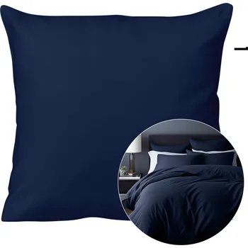 Povlak na polštářek POVLAK NA POLŠTÁŘ 40X40CM TMAVĚMODRÁ