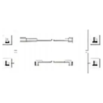 Zapalovací kabel Sada zapalovacích kabelů Magneti Marelli 941319170019