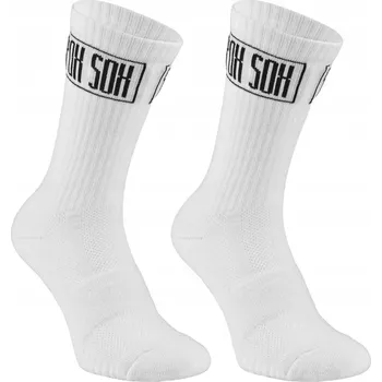 Dámské ponožky Spox Sox Ponožky Multisport bavlněné prodyšné bílé velikost 40-43