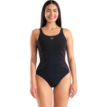 Dámské plavky Arena Shapewear Isa Squared Back W 010352590 - black XL