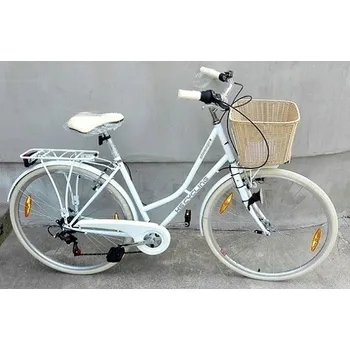 Městské kolo Městské kolo KS Cycling DACAPO CANTALOUPE, rám 19 palců, kola 28", bílé