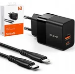 Mcdodo rychlá nabíječka USB + USB-C 20W