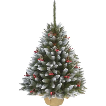 Vánoční stromek Umělý Vánoční stromek Smrk ILEX v jutě Výška stromku: 160cm