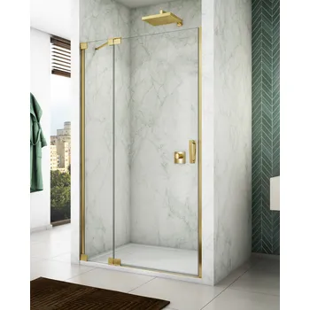 Sprchové dveře Ronal (Sanswiss) Ronal, CADURA Gold Line jednokřídlé dveře s pevnou stěnou v rovině CA13 Šířka: 100 cm + doprava zdarma + při platbě převodem sleva navíc