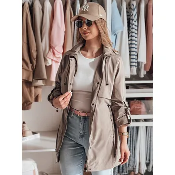 Dámská parka Kurtka damska przejściowa parka STYLINA kamelowa Dstreet DStreet krémová 3268435