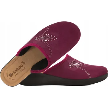 Dámská obuv INBLU CF-48 TEXTILNÍ DOMÁCÍ DÁMSKÉ PANTOFLE PANTOFLE SANDÁLE NA KOTURNU PU 39