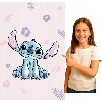 Dětská deka Dětská deka Jerry Fabrics 100 x 150 cm růžová Lilo & Stitch