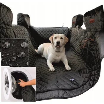 Obraz Ochranná podložka do auta látková S Doggy černá 60 cm x 160 cm