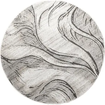 Koberec Koberec MATARA P176A šedý / antracitový kruh