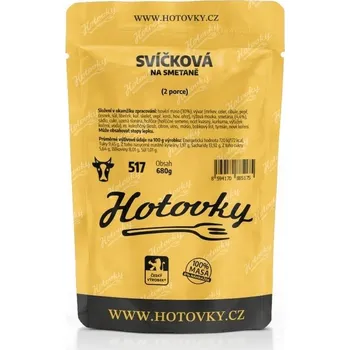 Hotové jídlo Hotovky Svíčková na smetaně 680 g (2 porce)
