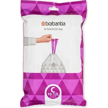 Pytle na odpadky J510. Brabantia Sáčky na odpad PerfectFit velikost C 137945 10-12 l 40 ks