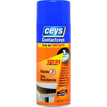 Průmyslové lepidlo Kontaktní opravné lepidlo ve spreji s možností přemístění 400ml CEYS