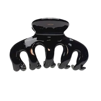 Plastový skřipec do vlasů "pavouk" - černá