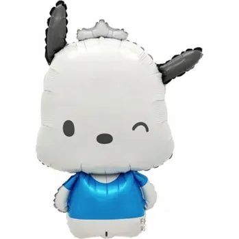 Balónek FÓLIOVÝ BALÓNEK DEKORACE K NAROZENINÁM S POSTAVIČKOU KUROMI SANRIO MY MELODY VELKÝ