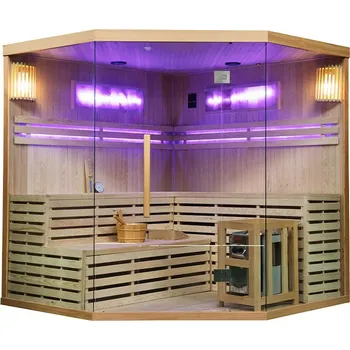 Sauna BPS-koupelny Finská sauna Relax HYD-3943 200x200, 5-6 osob