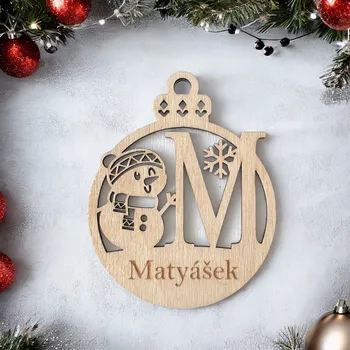 Vánoční ozdoba Vánoční ozdoba se jménem Barva: Bílá