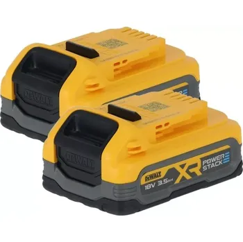 DCBP318S2 DeWALT sada 18V XR akumulátor Powerstack 3,5 Ah, 2ks (Baterie 18 V, 3,5 Ah)