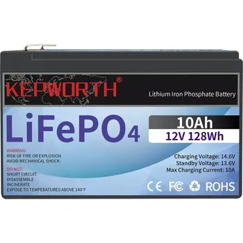 Článková baterie Baterie LiFePO4 12,8V small, 10Ah, 128Wh, Lithium-železo-fosfátová baterie, BMS (Náhrada za trakční olověné baterie, lithiová baterie, BMS, LiFePO4 baterie, solární baterie)