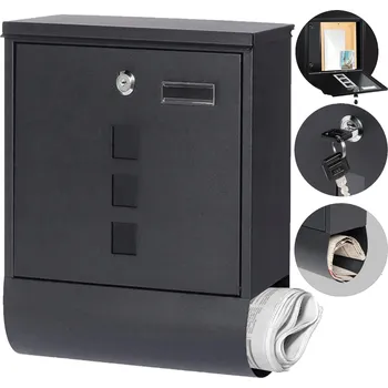 Poštovní schránka Poštovní schránka s novinami HUMBERG šedá