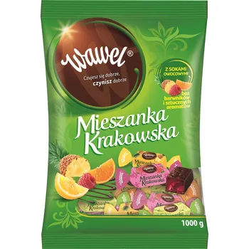 Bonbon Bonbóny Želé v čokoládě Krakovská směs Wawel 1kg