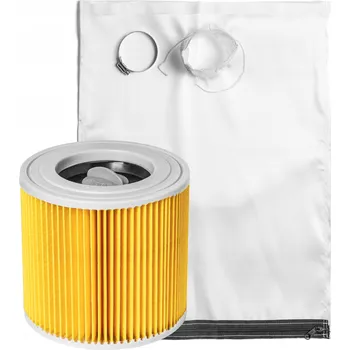 Sáček do vysavače OPAKOVANĚ POUŽITELNÝ SÁČEK + FILTR KARCHER WD 3 2 MV2 MV3 WD 3.200 KWD 1 2 3