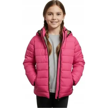 Dívčí oblečení ZIMNÍ BUNDA DÍVČÍ OBOUSTRANNÁ RŮŽOVÁ VELIKOST 116 0Z9C3*