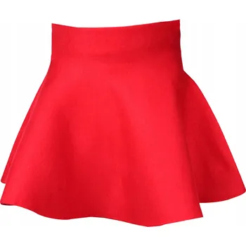 Dámská sukně SUKNĚ DĚTSKÁ SUKNĚ ČERVENÁ 3-5 LET